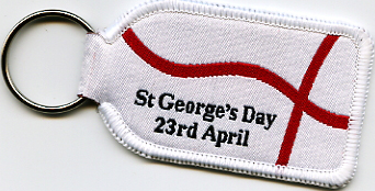 St Georges Day Woven Keyring