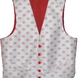 St Georges Day Woven Waistcoat